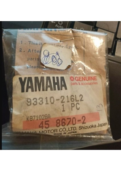 Piston Pim Yatak Yamaha 93310-216L2-00 Piston Pim Yatak DT125 YZ125 YZ100 RD250 TZ250 Rulman, Iğne (24X) Yamaha 93310-216L2-00 - Rulman DT125 YZ125 YZ100 RD250 TZ250 modelleri