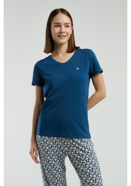 3213 Kadın Kapri Pijama Takım