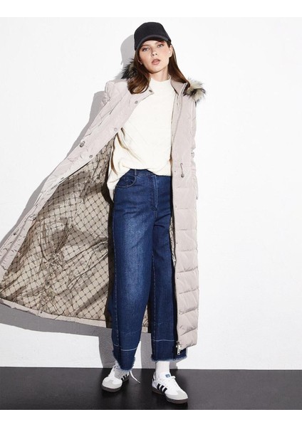 KA-A23-27007 Kayra Kaz Tüyü Mont fiyatları