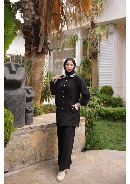 Kadın Tesettür Gömlek-Pantolon & Eşofman Takımı, Alt-Üst Takım 503 fiyatları