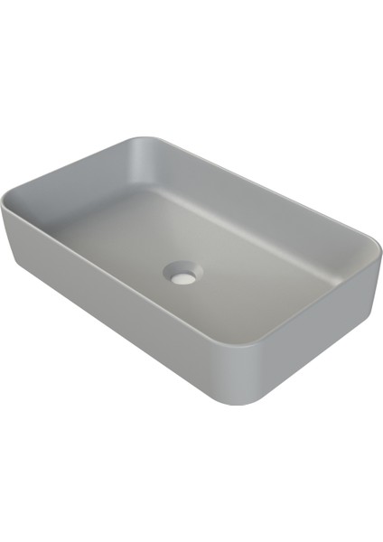 Mat Gri Hera 60X38 cm Lavabo (Bataryasız)