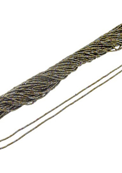 12 Dizi 2 mm Kuş Gözü Rengi 40 gr Cezaevi Boncuğu