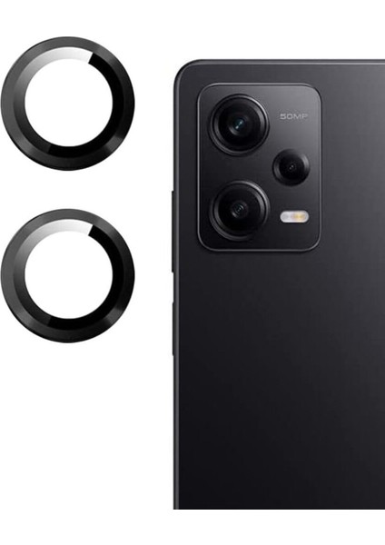 Xiaomi Redmi Note 12 Pro 5g Uyumlu Kamera Koruma Renkli Lens Koruyucu Temperli Cam Koruma