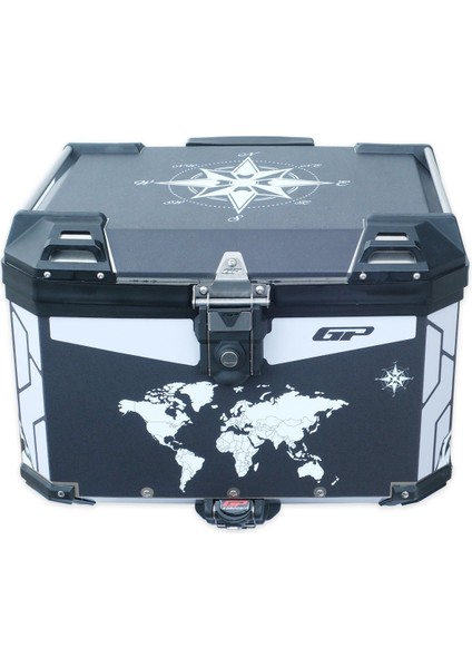 DSN04 Universal 57 Lt Desenli Alüminyum Motosiklet Çantası fiyatları