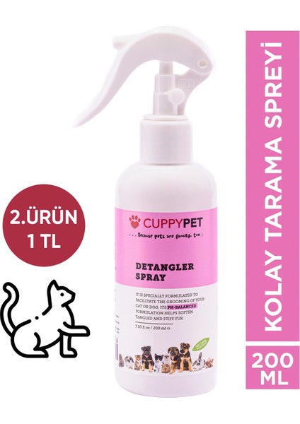 Kedi Kıtık Açıcı Kolay Tarama Spreyi 200 ml