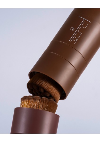 Bronzaura | Güneş Altında Kullanılan Yoğun Bronzlaştırıcı Fırçalı Stick | Kakao Jojoba Havuç Yağı İçeren | Tanning Stick