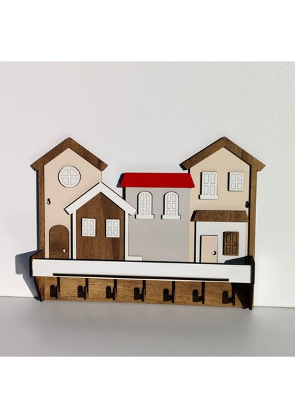 Ahşap Dekoratif Anahtarlık|28*20 CM|AN1028