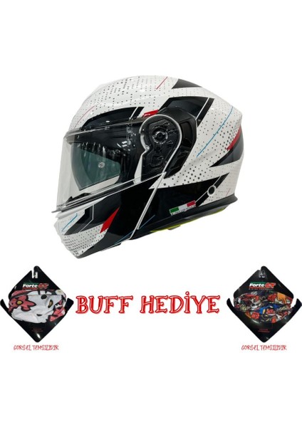 Sw 917 Fusıon White Black Çene Açılır