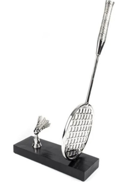 Mikasa Moor Gümüş Badminton Obje 38 x 13 x 67 cm