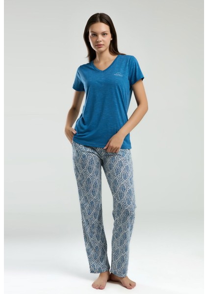 3209 Kadın Kısa Kol Pijama Takım