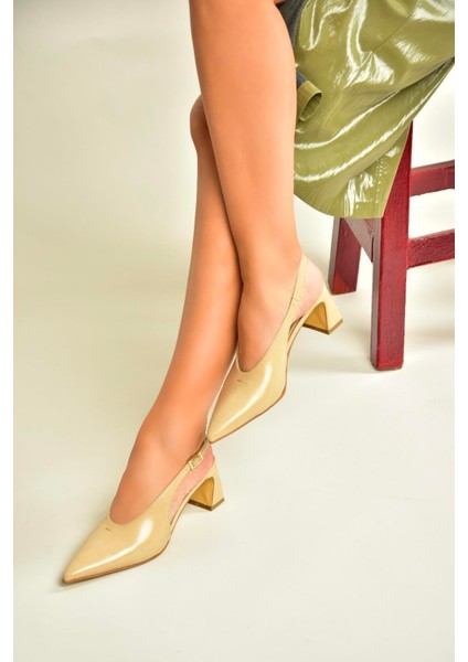 U654080009 Ten Kalın Topuklu Kadın Ayakkabı indirimleri