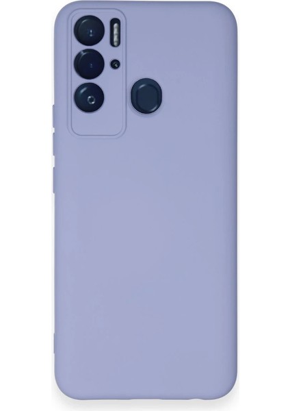 Tecno Pova Neo Kılıf Nano Içi Kadife Silikon - Lila Zrnet