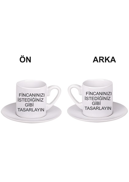 Kişiye Özel Baskılı Türk Kahvesi Fincanı Kendin Tasarla (Siparişden Önce Satıcıya Soru Sor )