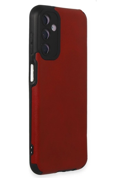 Samsung Galaxy M14 5g Kılıf Loop Deri Silikon - Kırmızı Zrnet
