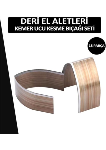Kemer Ucu Kesme Bıçağı Seti 18 Parça modelleri
