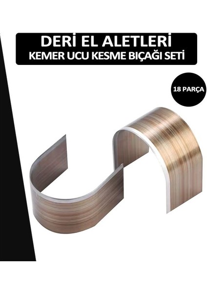 Kemer Ucu Kesme Bıçağı Seti 18 Parça fırsatları