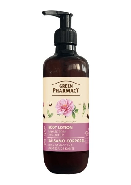 Bitkisel Vegan Rahatlatır Vicut Losyonu Şam Gülü Shea Yağ 400 ml