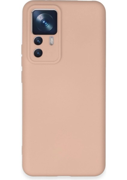 Xiaomi Mi 12T Pro Kılıf Nano Içi Kadife Silikon - Pudra Zrnet