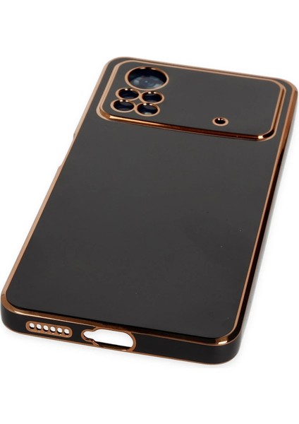 Xiaomi Poco X4 Pro 5g Kılıf Volet Silikon - Siyah Zrnet