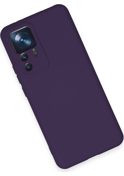 Xiaomi Mi 12T Pro Kılıf Nano Içi Kadife Silikon - Mor Zrnet