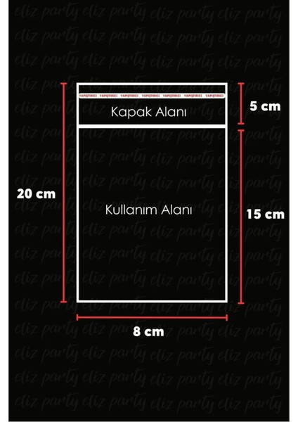 8X25CM Askılı Bantlı Jelatin Opp Poşet Kurabiye Aksesuar Hediye Paketleme Raf Poşeti 100 Adet