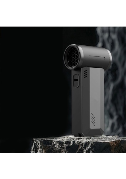 130000 Rpm Güçlü Hava Üfleme Ister Araba Içi, Klavye Temizle, Mangal Veya Serinleme Taşınabilir Mini Fan El Tipi Ayarlanabilir Fan Seviyesi Şarj Edilebilir 4000MAH F72
