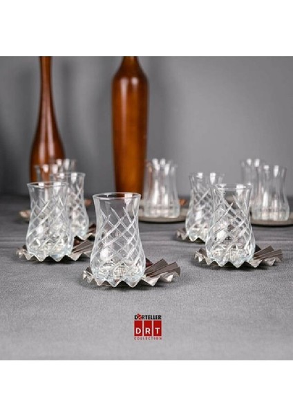 Drt Çay Seti Meridyen 12 Parça Platin Rüya DRT-44526-2