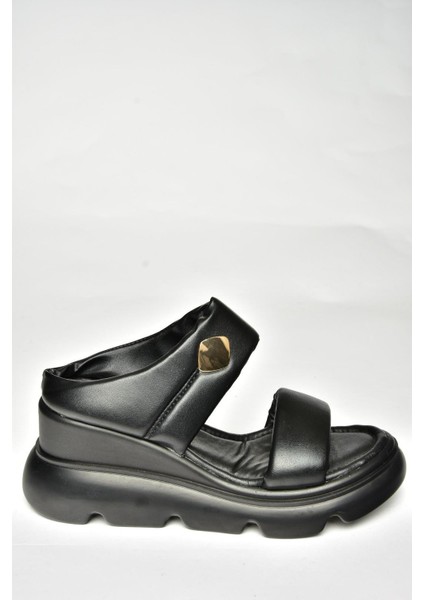 U312254509 Siyah Kalın Tabanlı Kadın Terlik indirimleri