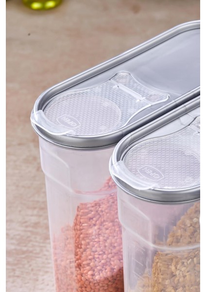 Erzak Bakliyat Kiler Saklama Kabı 3'lü, 4lt indirimleri