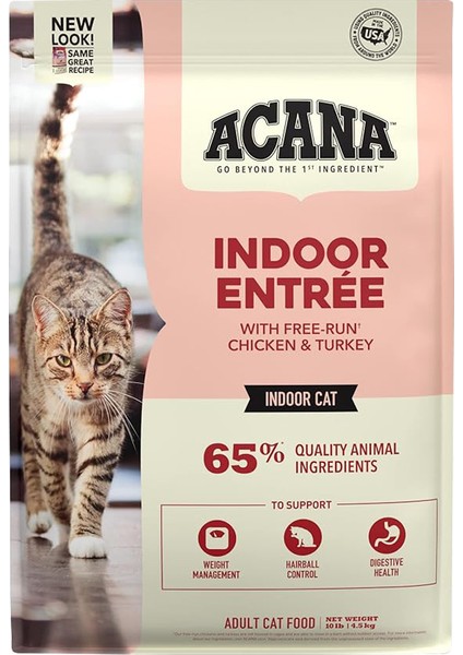 Indoor Entree Hairball Control Tavuklu ve Hindili Kısırlaştırılmış Kedi Maması 4,5kg
