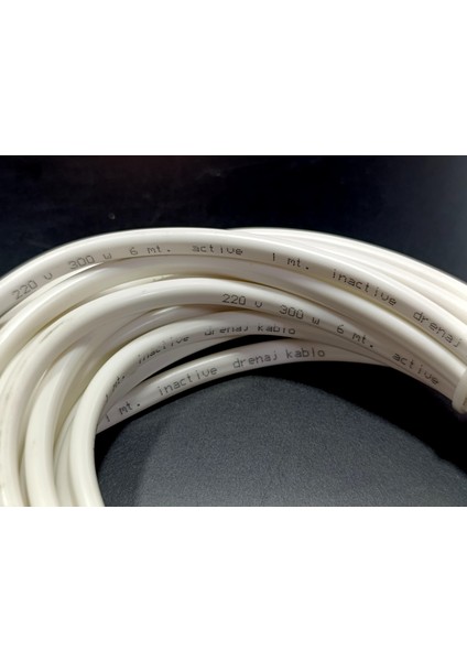 Kuluçka Drenaj Isıtıcı Rezistansı 6mt Sıcak 1mt Soğuk 300W 230V TM3.209 fırsatları