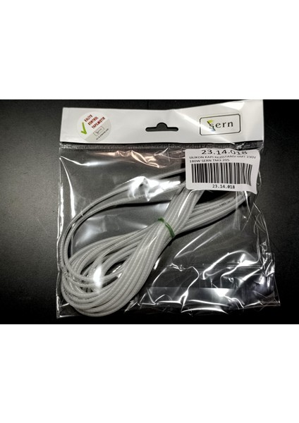 Silikon kapı ısıtıcı rezistansı 6mt 230V 180W Sern TM3.205 modelleri