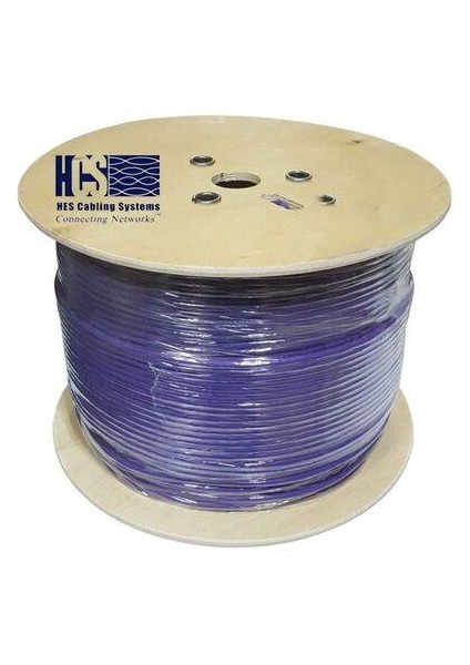 Cat 6 Halogen Free U/utp Lsoh 500M Kablo 23AWG Mor