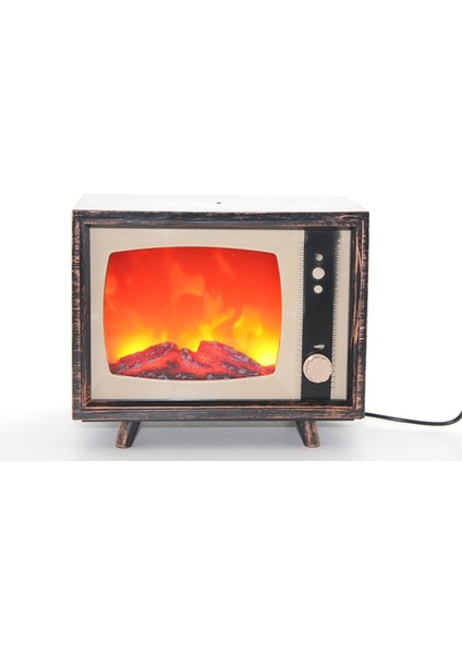 Şömine Lamba Ledli Televizyon Tasarımlı