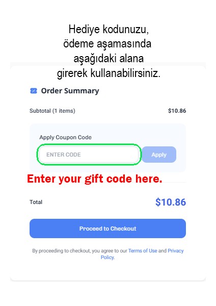 15 Usd Dijital Hediye Kartı