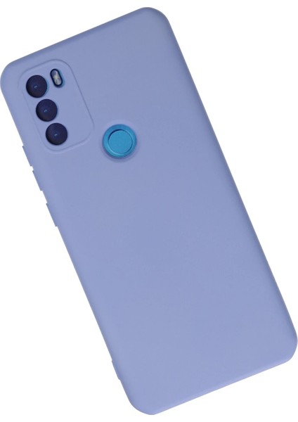 General Mobile Gm 21 Plus Kılıf Nano Içi Kadife Silikon - Lila Zrnet