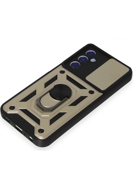 Samsung Galaxy M34 5g Kılıf Pars Lens Yüzüklü Silikon - Gold Zrnet indirimleri