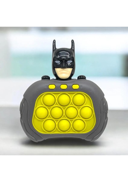 Batman Bebek Işıklı ve Sesli Elektronik Popit Eğitici Oyuncak Quick Push Konsol