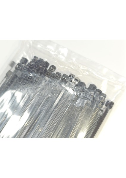 15CM Siyah Kablo Bağı 2,5 mm Plastik Kelepçe - 100 Adet - Nylon Kablo Düzenleyici fırsatları