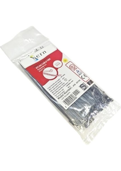 15CM Siyah Kablo Bağı 2,5 mm Plastik Kelepçe - 100 Adet - Nylon Kablo Düzenleyici indirimleri