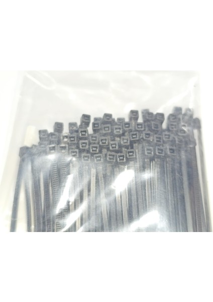 20CM Siyah Kablo Bağı 2,5 mm Plastik Kelepçe - 100 Adet - Nylon Kablo Düzenleyici modelleri