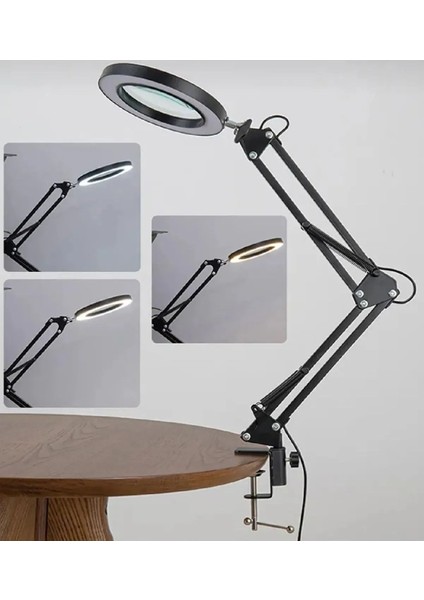 Kıskaçlı Yuvarlak Işık 6.3 Inç (16CM) Stüdyo Işık ve Tripod Fotoğraf Makinesi Kamera Youtuber Twich Yayıncı Işığı - NB35 indirimleri