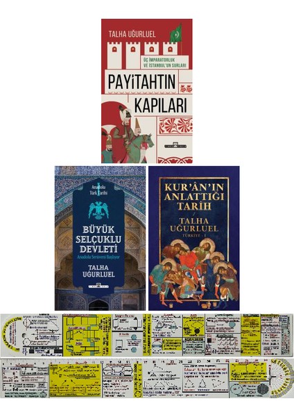 Payitahtın Kapıları + Büyük Selçuklu Devleti + Kur'an'ın Anlattığı Tarih 3 Kitap Talha Uğurluel