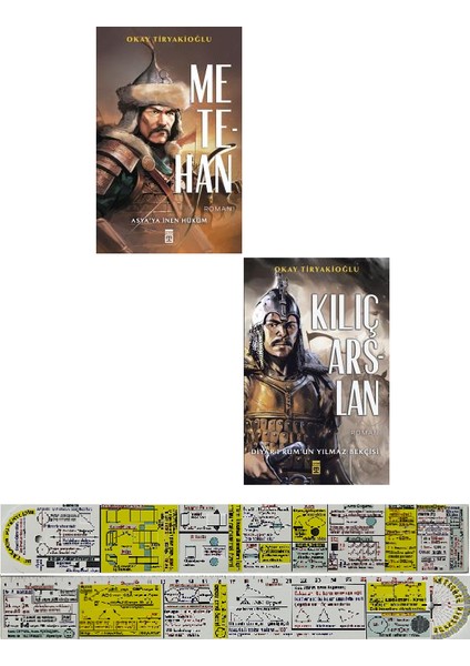 Okay Tiryakioğlu 2 Kitap / MET3HAN + Kılıçarslan + Mat. Öğreten Cetvel