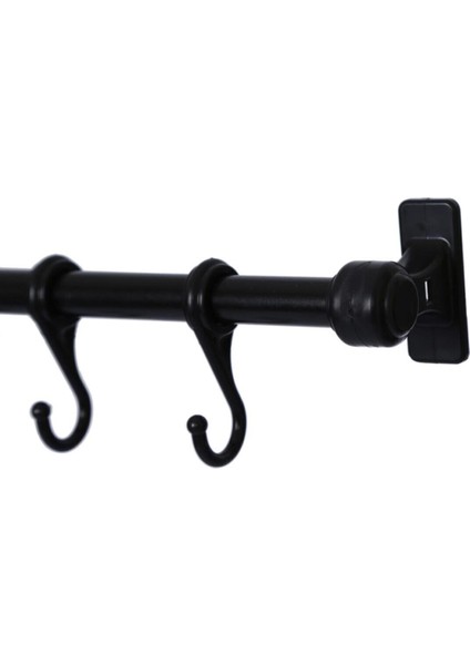 Siyah Metal Ergonomik Askılık Mutfak ve Banyo Askısı Caffe Köşesi fırsatları