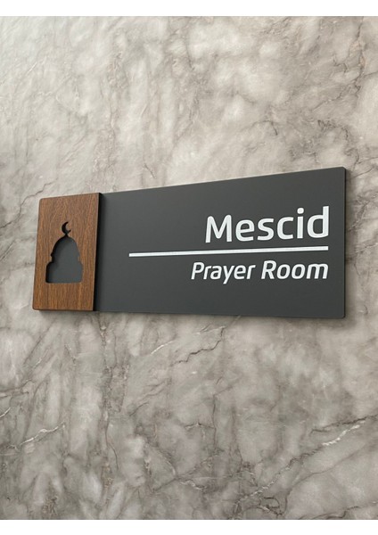Wooden Serisi Pleksi Mescid Departman Kapı Isimliği Yönlendirme Levhası fiyatları