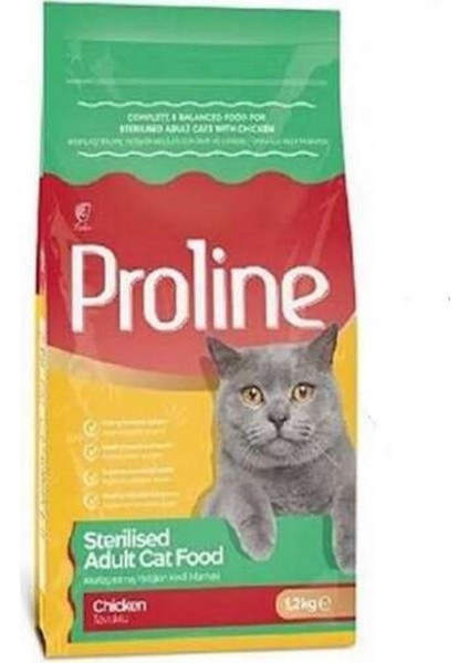 Proline Tavuklu Kısırlaştırılmış Yetişkin Kedi Maması 1,2kg