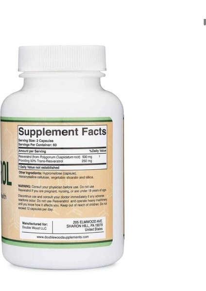 Resveratrol - 500 mg 120 Kapsül fiyatları