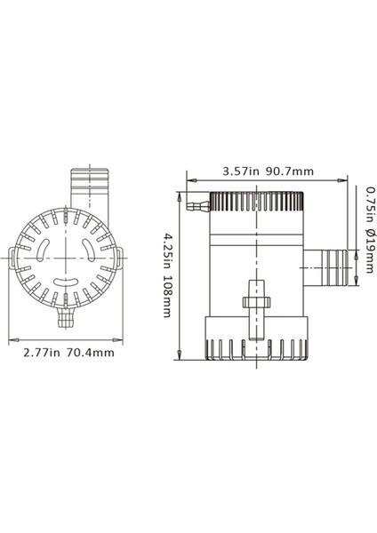 Marine Seaflo Sintine Pompası 500 GPH 12 V modelleri