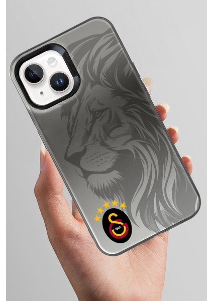 Apple iPhone 14 Uyumlu 5 Yıldız Aslan Premium Lisanslı Telefon Kılıfı